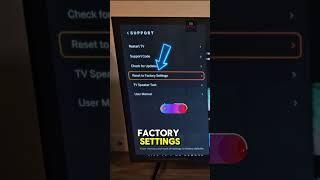 RESET Your Vizio V Series Smart TV to Factory Settings!