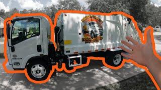 We Bought A Garbage Truck For Our Trash Pickup Business (Isuzu NRR w/ Pac-Mac 8 Yard Rear Loader)