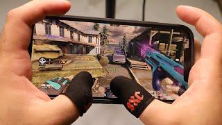 Call of Duty Mobile Handcam Gameplay + Settings and Hud! 4 Finger Claw Setup!