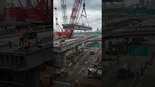 ️Huge Bridge Construction FAIL! Massive Deck Crash!  ️ #bridgecollapse #constructionfail