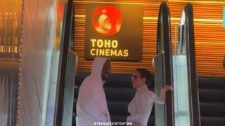 Ye Kanye West & Bianca Censori | They go to the cinema in Tokyo 2024.