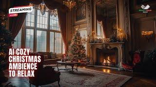 AI Cozy Autumn Christmas Ambience  Gentle Jazz Tunes & Fall Vibes for Unwind 