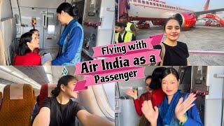 After 8 months of training finally going home | Air India Flight | Cabin Crew ️