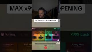 max luck opening in character rng 5 #roblox #rng #shorts