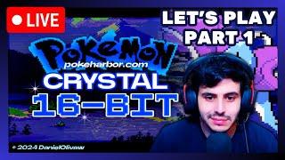 Let's Play Of Pokemon Crystal 16-bit GBC ROM Hack With Nuzlocke Rules : Johto Section (Part 1/2)