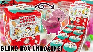 tokidoki UNICORNO GACHAPON?! Let's Open the NEW CAPSULE CUTIES Unicorno Blind Boxes!