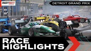 Race Highlights | 2025 Detroit Grand Prix | INDY NXT by Firestone