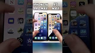 iPhone 16 Pro Max vs iPhone XS Max  Evolution of Speed! The Ultimate Battle!  #Shorts#viralvideo