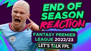 FPL END OF SEASON LIVE REACTION | Fantasy Premier League Tips 2022/23