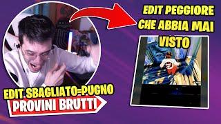 PROVINI! PUGNO Ad Ogni EDIT SBAGLIATO! Smi reagisce ai provni #fortnite #fortniteita #smi_ii