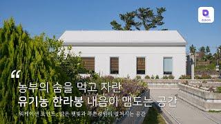 제주 한림 감성 숙소 넓은 창으로 보이는 푸릇 마당과 돌담이 인상적인 독채 펜션