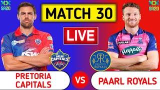 Pretoria Capitals Vs Paarl Royals Live | PC vs PR | SA20 League