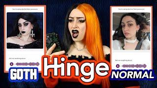 GOTH VS. "NORMAL" HINGE DATING EXPERIMENT 