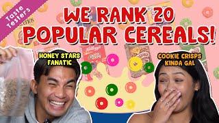 We Rank 20 Popular Cereal Brands! | Taste Testers | EP 142