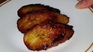 How to make Platanos Maduros (Fried Sweet Plantains)