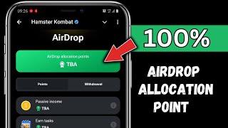 100% Airdrop Allocation Point is Possible (Hamster Kombat)