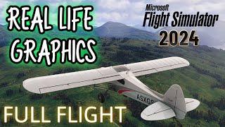 Microsoft Flight Sim 2024 ULTRA GRAPHICS! FULL Flight in Scotland - STUNNING SCENERY! RTX4090 90FPS