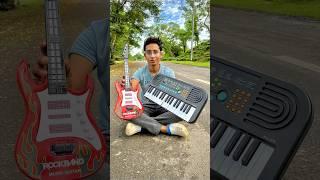 Electronic Guitar V/S Electronic Keyboard Piano Testing 