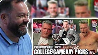 BRITS React to The BEST Pat McAfee College GameDay picks from the 2024 season!