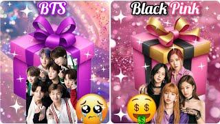 Choose your gift 2 BTSVS Black pink 🩷 choose your favourite group BTS Or Black pink#bts#blackpink