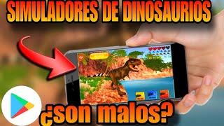 JUGUE LOS PEORES SIMULADORES DE DINOSAURIOS EN ANDROID|MI OPINIÓN