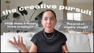 the creative pursuit  what I learned after two months of vlogging