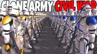 Can Clone Army Survive CIVIL WAR Battle?! - Men of War: Star Wars Mod