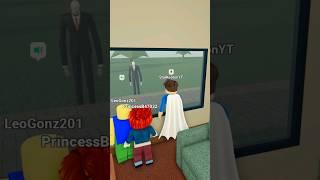 Slenderman is NOT SCARY  #roblox #funnyroblox #slenderman