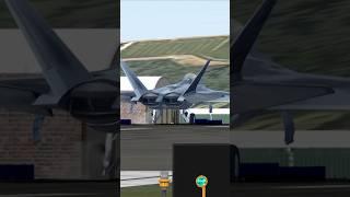 F-22 LANDING | X-Plane 10 #xplaneofficial #aviation