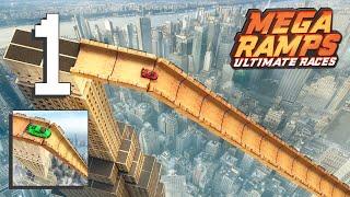 Mega Ramps - Ultimate Races - Level 1-6 Gameplay Walkthrough [Android, iOS Game]