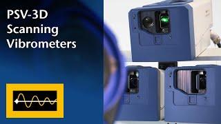 PSV-3D Scanning Vibrometers for full-field 3D vibration measurement