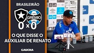 CONFIRA A ENTREVISTA COLETIVA DE MARCELO SALLES APÓS BOTAFOGO 0x0 GRÊMIO | BALANÇO FINAL | 29/09/24