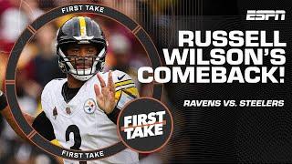 Which is the BETTER STORY?!  Lamar Jackson’s MVP chase  or Russell Wilson’s COMEBACK? | First Take