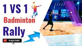 Rally making in badminton / 1 vs 1 Rally Badminton rally / #sportscoaching /#badmintondrills