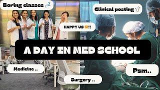 A DAY IN OUR MEDICAL COLLEGE |MADZONE MEDICOS #medicos #collegelife #girlsgang #hostel #clinical