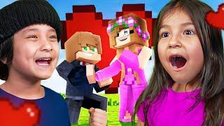 My Brother Took His CRUSH On a Date in Minecraft