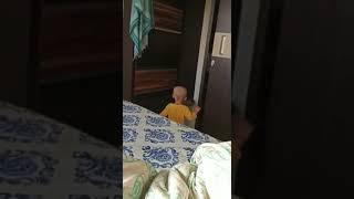 Cute moment Baby kissing himself in the Mirror | World of Anant #shorts