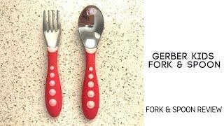 Gerber Graduates Kiddy Cutlery Forks and Spoons - Baby Product Review