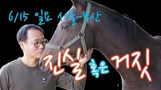 김호경마 6월 15일 일요일 서울-부산 경마방송!