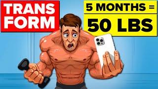 My 50 lbs In 5 Months Body Transformation | The Workout Show