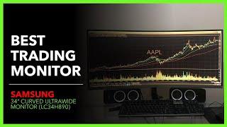 BEST MONITOR FOR TRADING 2024 | Samsung 34" Curved UltraWide Monitor