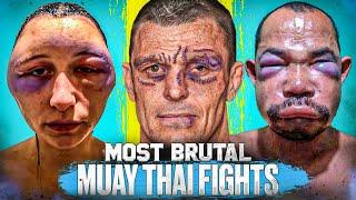 The Most Brutal Knockouts Ever -  Muay Thai & Kickboxing Fights