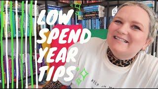 Low Spend/Low Buy Year Tips | Lauren and the Books