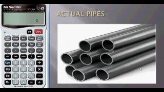 Calculation of the Cost of Installing Steel, Stain Steel and PVC Pipes