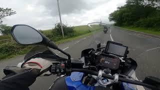 Riding with a Kawasaki Z1000SX on A470 North Wales