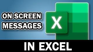 Add On Screen Messages When A Cell Is Clicked In Excel - Excel Tips | usemybox