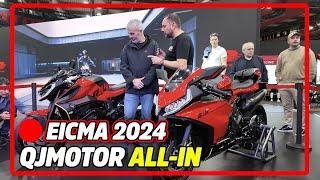 QJ Motor at EICMA 2024: a lot of news!