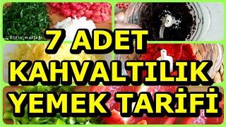 7 ENFES KAHVALTILIK TARİFİ TEK VİDEODA