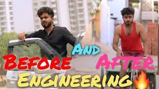 BEFORE AND AFTER ENGINEERING || Half Engineer ||