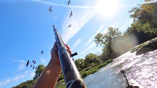 One Hour Of Early Season Goose Hunting On The River